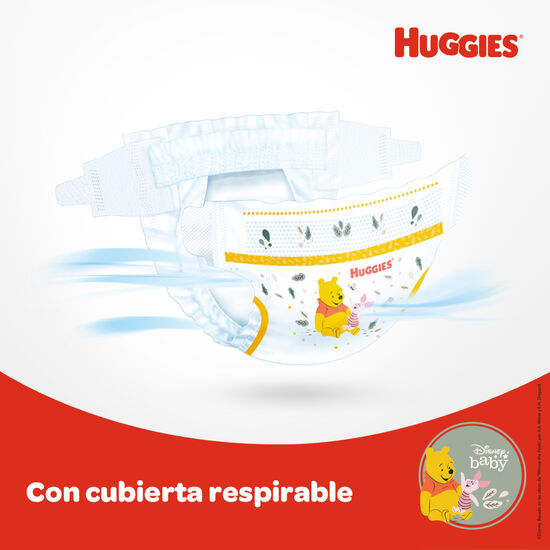 2 Packs Pañal Huggies Supreme Care Megapack RN + Crema Protectora Con Aceite De Almendras X 80 Gr
